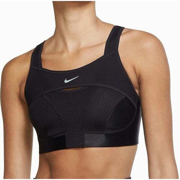 Nike Small Black Dri Fit Dry Core Alpha UltraBreathe High Support Sports Bra - Picture 1 of 10
